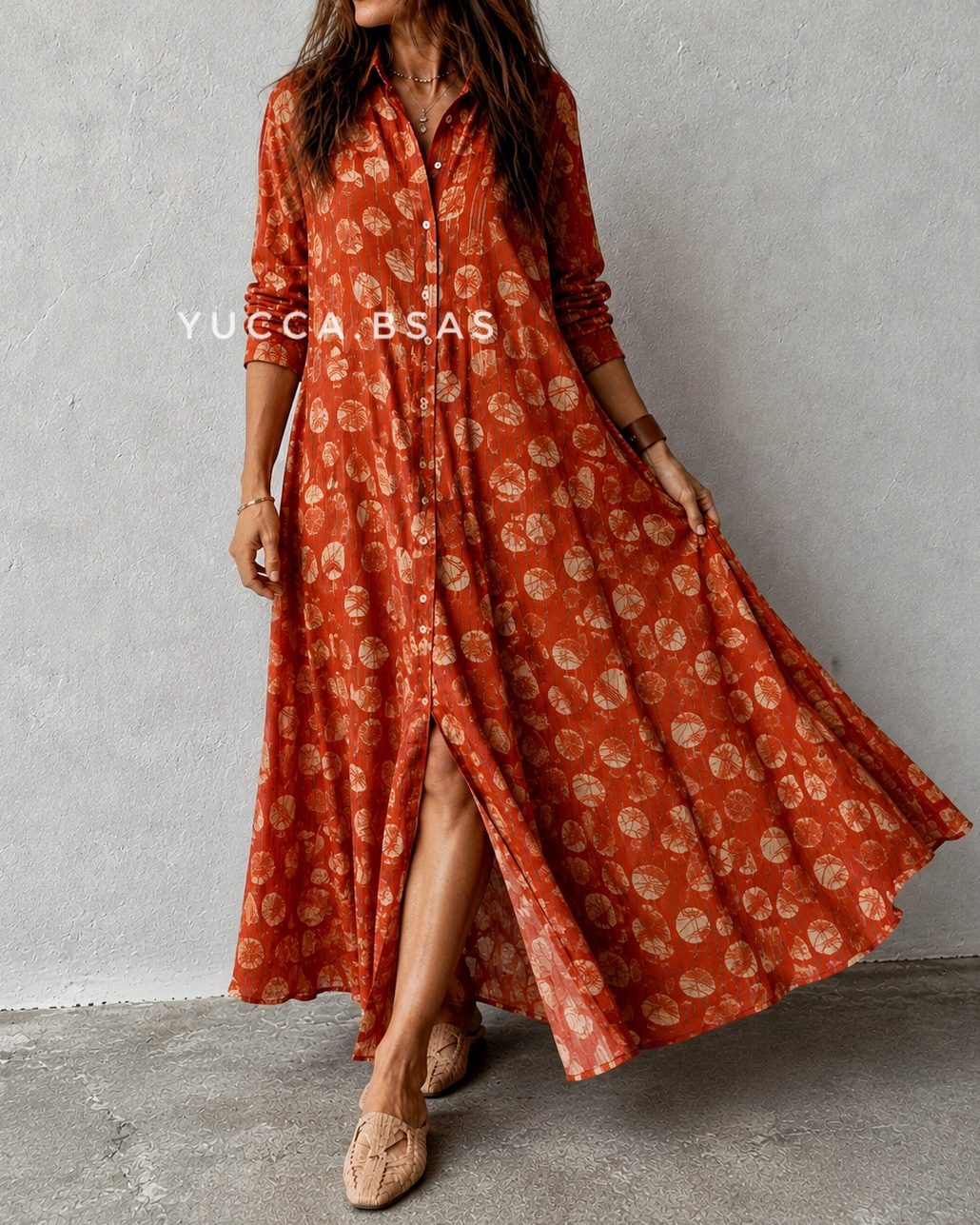 Vestido Jilguero - terracota