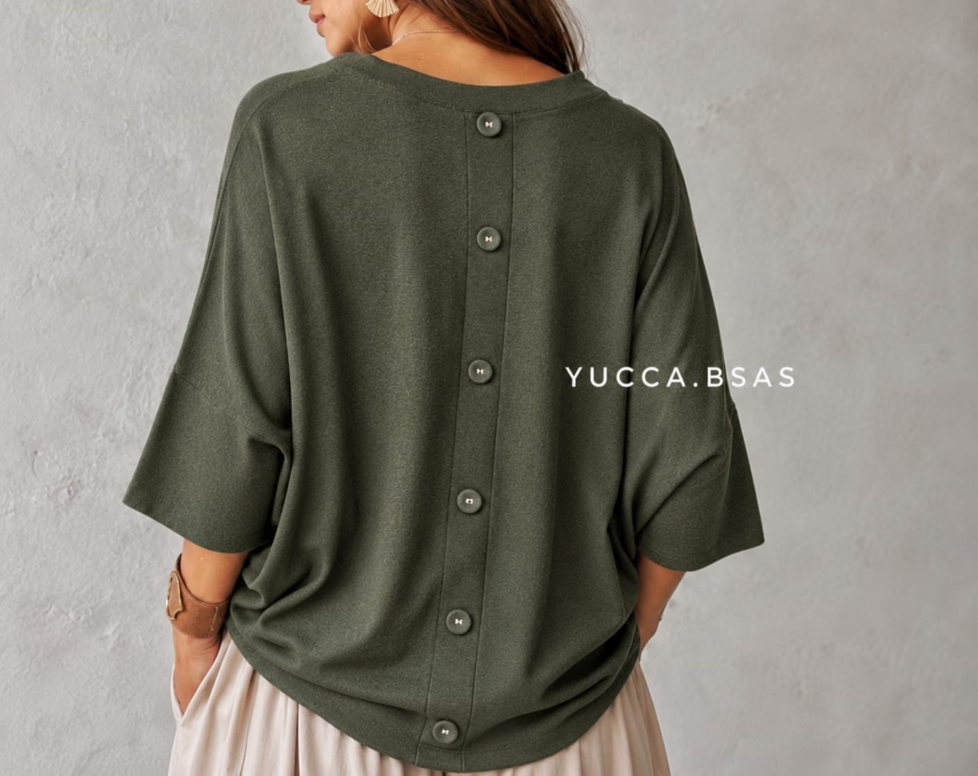 Sweater Helena - militar - Imagen 5