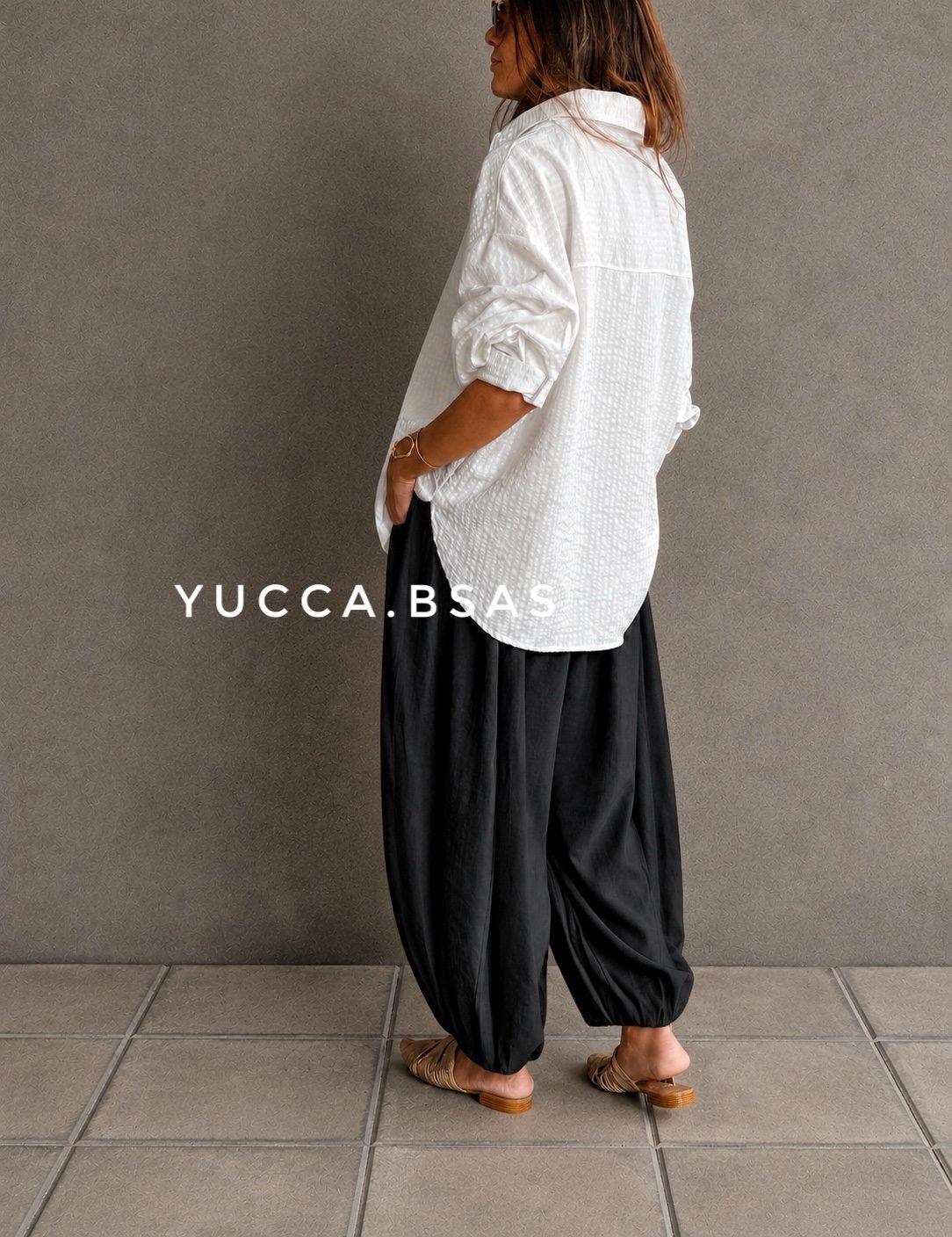 Pantalón Mónaco - negro - Imagen 2