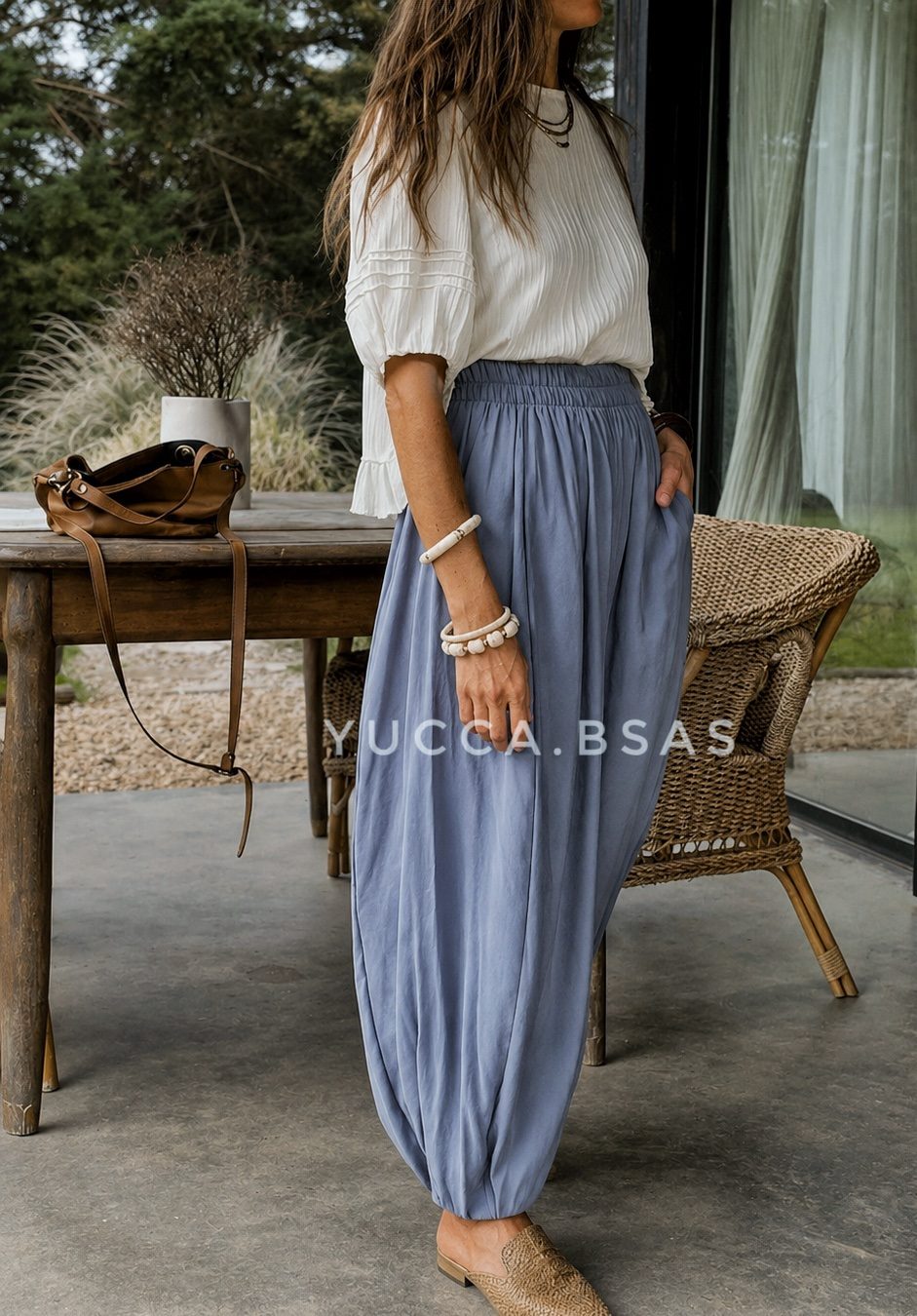 Pantalón Mónaco - azulino - Imagen 4