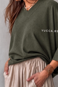 Sweater Helena - militar