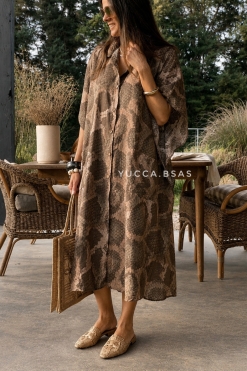 Vestido Ciprés reptil