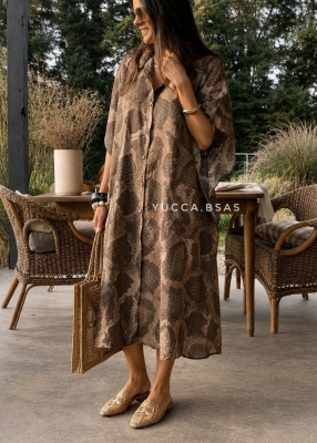 Vestido Ciprés reptil