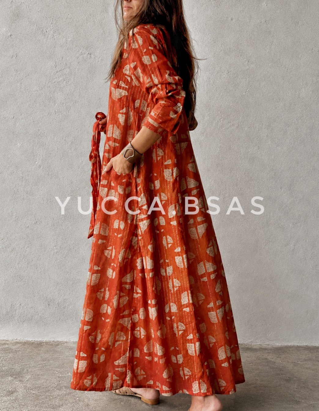 Vestido Jilguero - terracota - Imagen 2