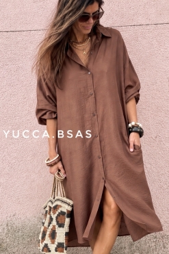 Vestido Sofía - chocolate