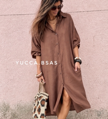 Vestido Sofía - chocolate
