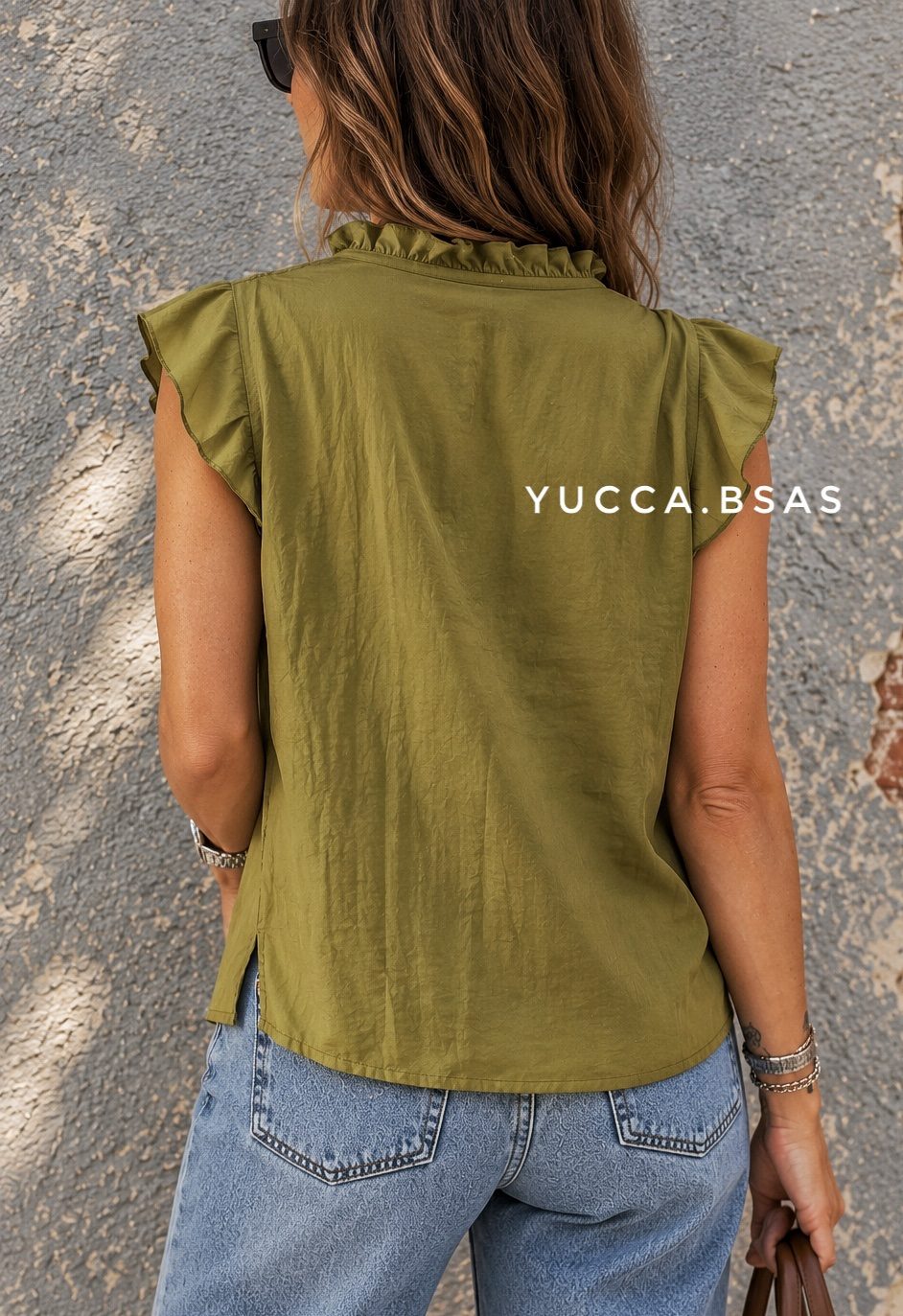 Blusa Renata - Oliva - Imagen 2