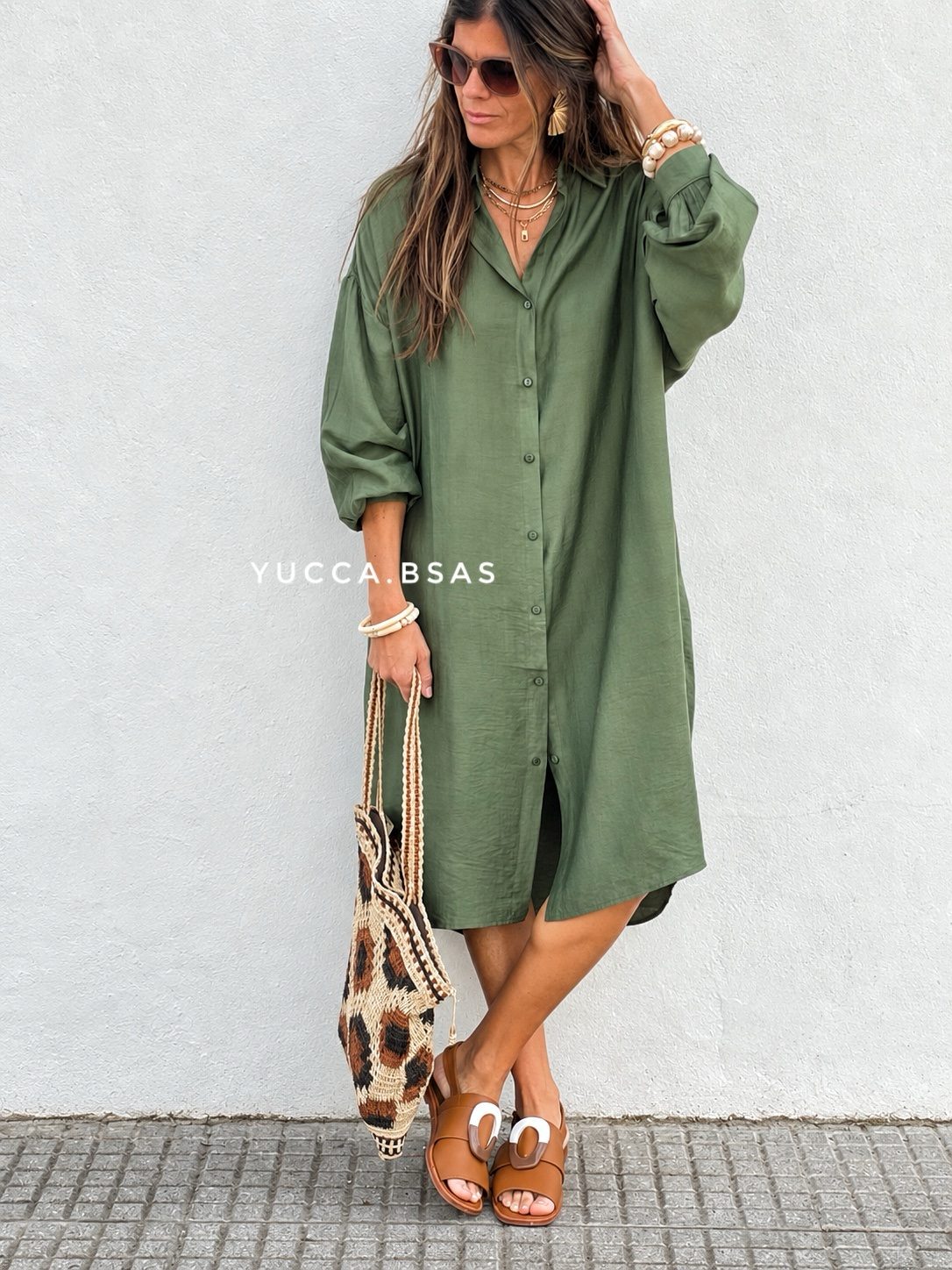 Vestido Sofía - verde