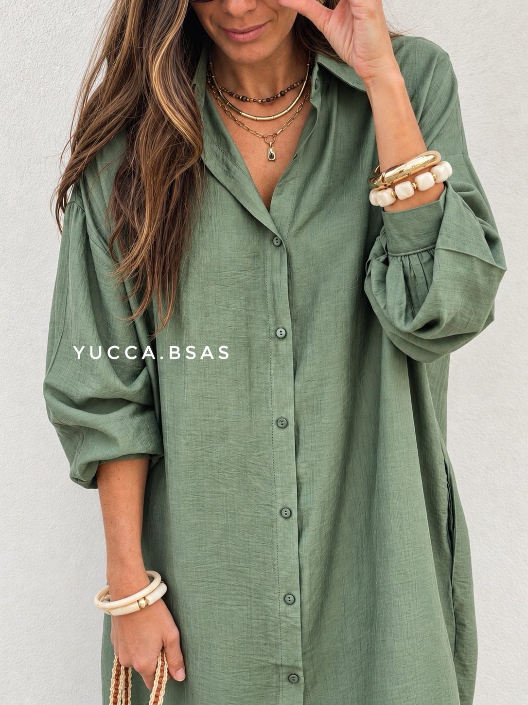 Vestido Sofía - verde - Imagen 13