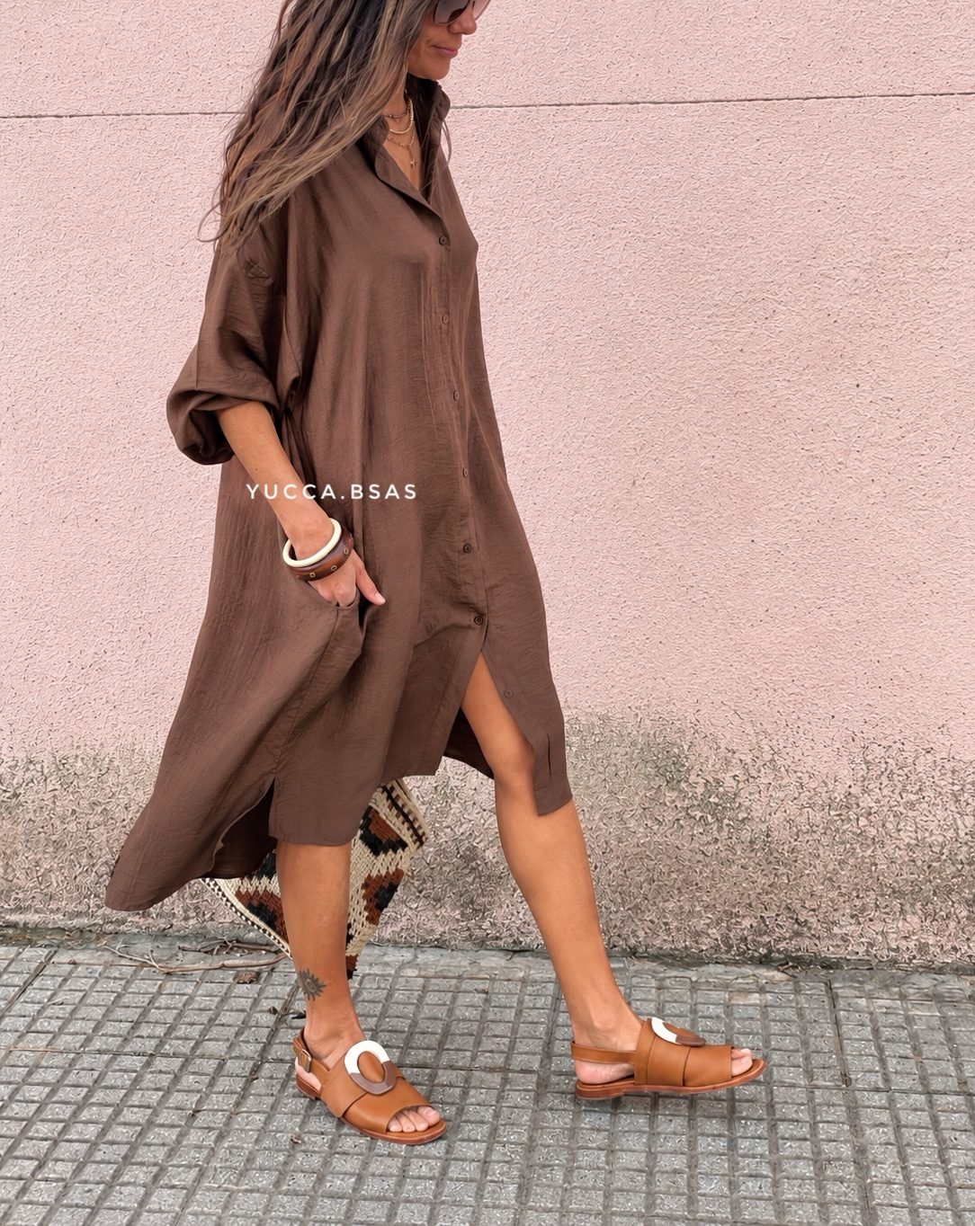 Vestido Sofía - chocolate - Imagen 5