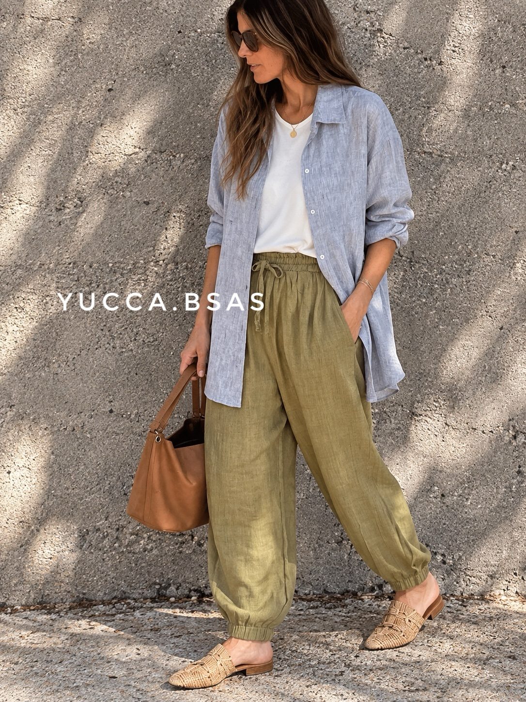 Babucha Bali - verde oliva - Imagen 4