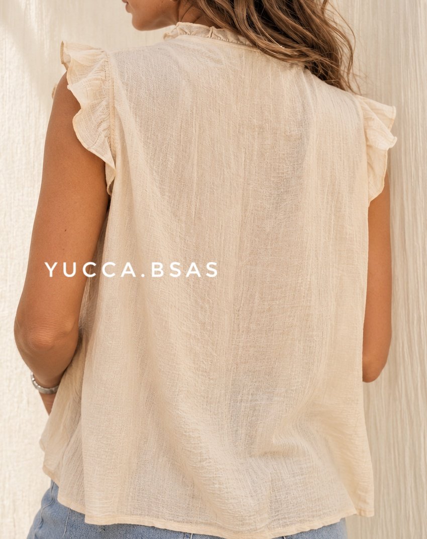 Blusa Renata - ivory - Imagen 2
