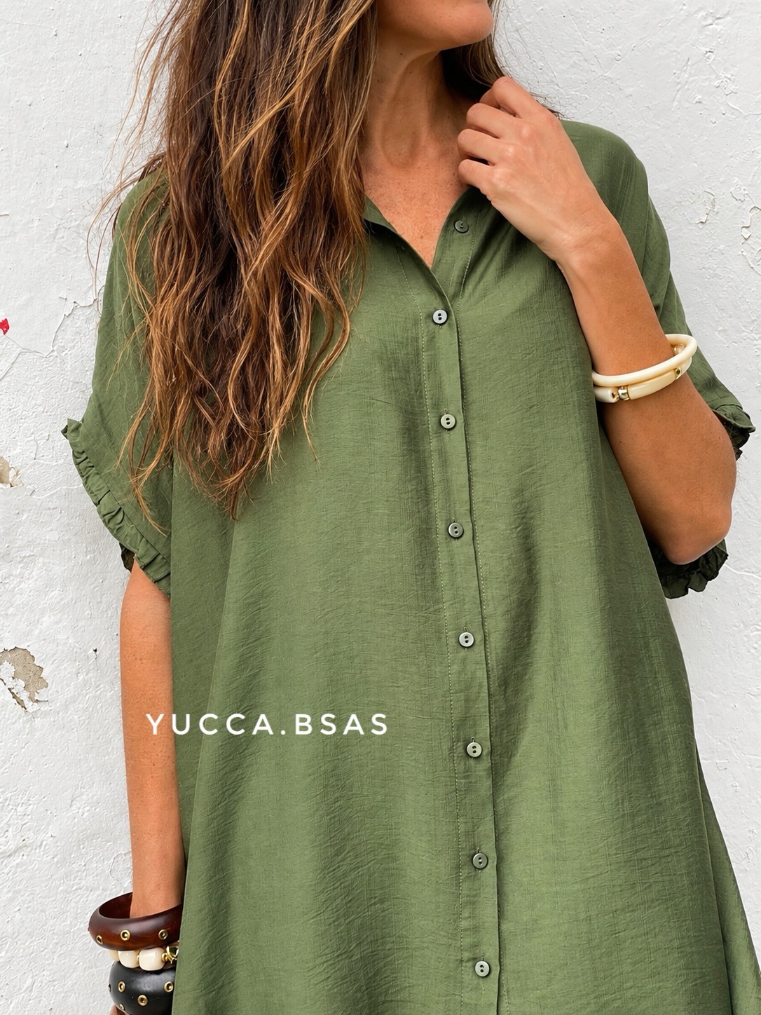 Vestido Aurora - verde - Imagen 3