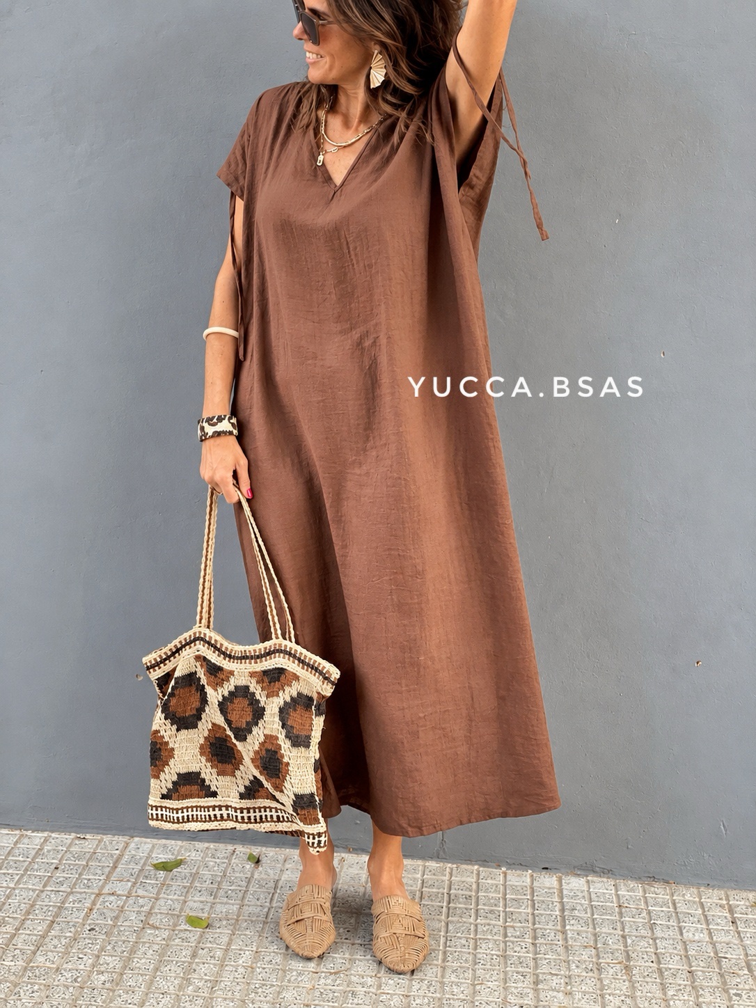 Vestido Juliana - chocolate - Imagen 3