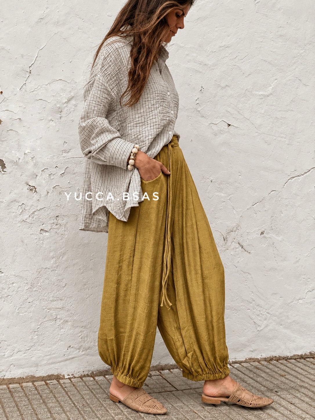 Pantalón Cádiz- mostaza - Imagen 6