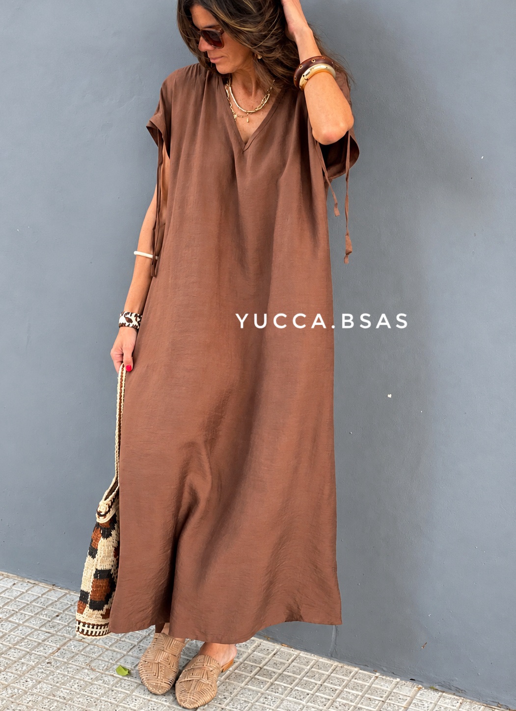 Vestido Juliana - chocolate - Imagen 4