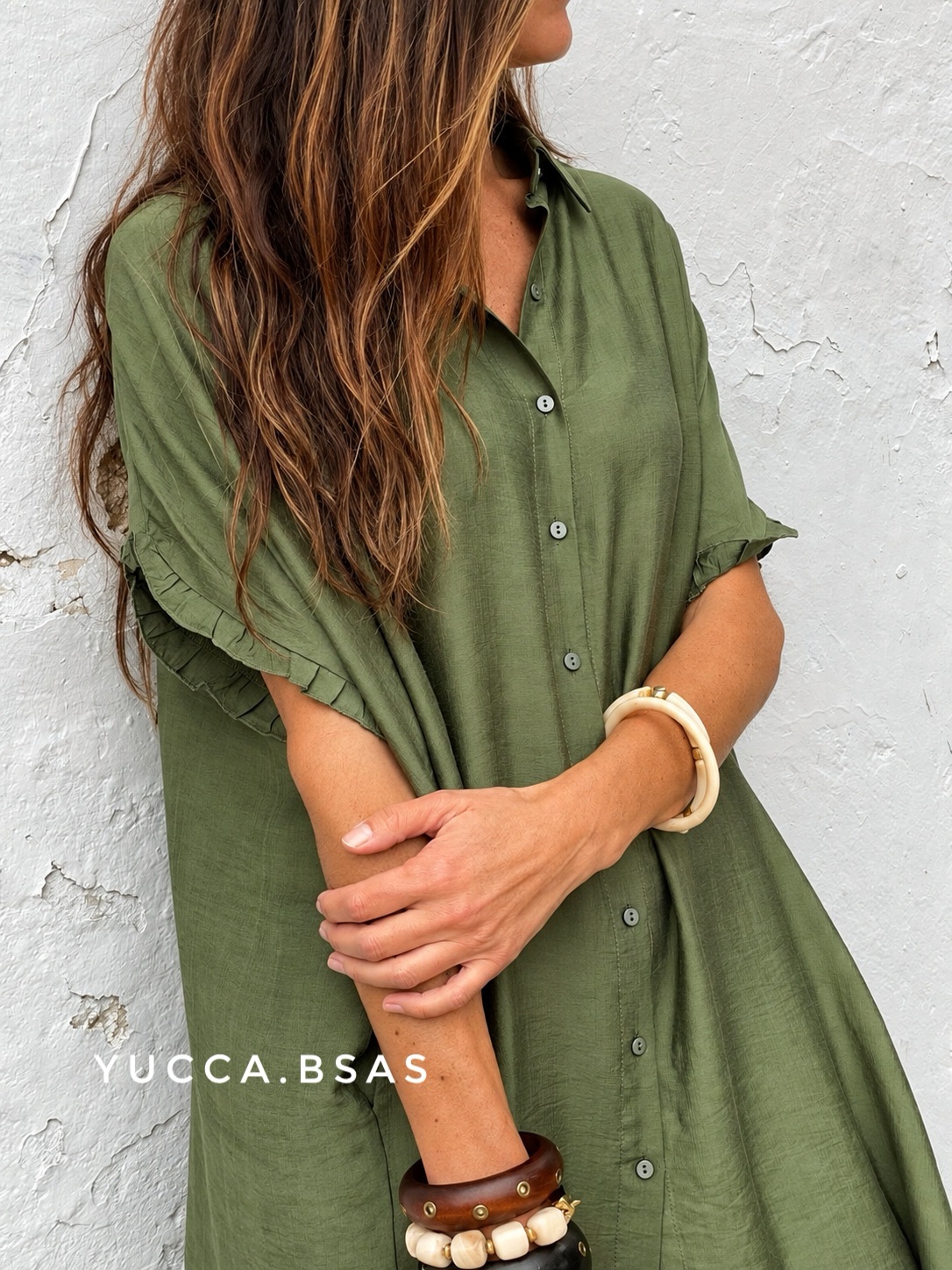 Vestido Aurora - verde - Imagen 2
